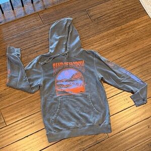 Band of Horses Gray Hoodie with Graphic